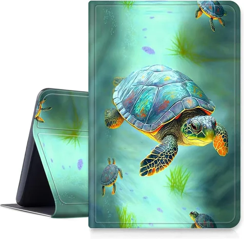 Vista 14 de Funda para tablet Amazon Kindle Fire HD 10 y 10 Plus de 10.1" (11ª generación, versión 2021), funda plegable con función de encendido y apagado