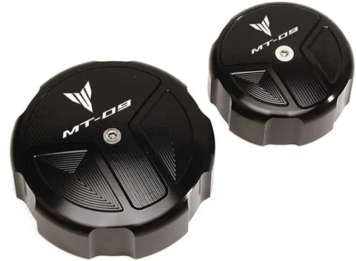 Vista 6 de QQLADY Z para Yamaha MT09 MT-09 SP 2021-2022 Cubierta principal del depósito del cilindro de líquido delantero y trasero de la motocicleta X