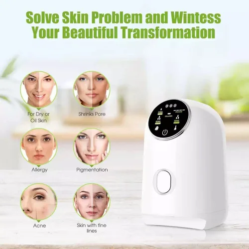 Vista 3 de Kit de máquina de mascarilla facial, fabricante de máscaras de 5 minutos, herramientas de belleza para el cuidado de la piel facial, máquina
