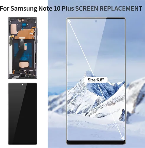 Vista 2 de TFT para Samsung Note 10 Plus Reemplazo de pantalla 0.14 oz para Samsung Galaxy Note 10 Plus 0.18 oz LCD Digitalizador Pantalla táctil para Samsung