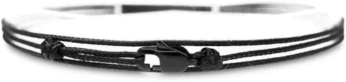 Vista 26 de Made by Nami Surfer Anklet with Snap Hook Clasp Waterproof & Adjustable Thin String Ankle Bracelets for Women and Men Handmade Jewelry for Beach and