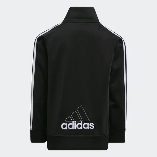 Vista 3 de adidas Tricot - Conjunto de ropa de chaqueta y pantalón para niño