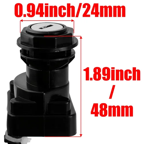 Vista 4 de 4110194 Interruptor de llave de encendido compatible con Polaris Sportsman 500 400 335 50 Trail Boss 250 300 350L Scrambler 400L Magnum 425 Xplorer