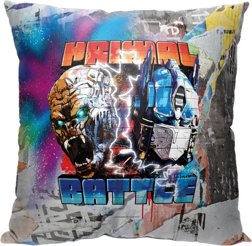 Vista 12 de Northwest Almohada Transformers, 18" x 18", Autobot Shield