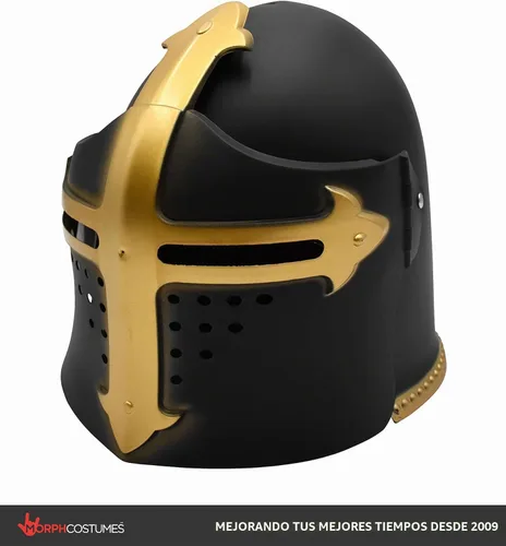 Vista 3 de Nicky Bigs Novelties Casco medieval de caballero templario para disfraz