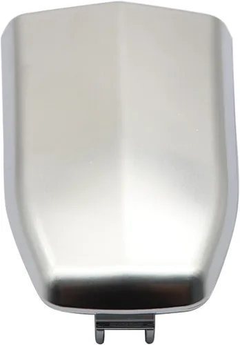 Vista 3 de Cubierta de cilindro de cerradura de manija de puerta delantera para Cadillac Escalade 2015-2018 plateado, 1 unidad