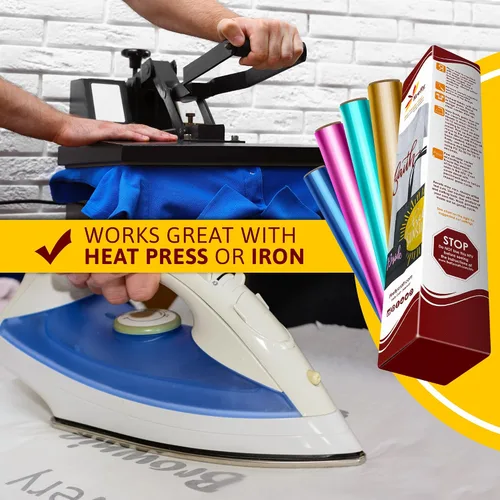 Vista 10 de Firefly Craft - Lámina de vinilo 3D de transferencia de calor, vinilo HTV grueso de 3 dimensiones, para planchar para usar con Cricut y Silhouette