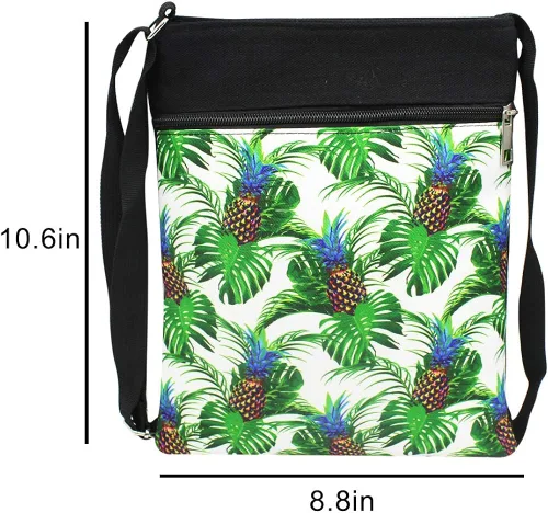 Vista 7 de RARITYUS Bolso bandolera de lona para mujer, diseño de unicornio en 3D