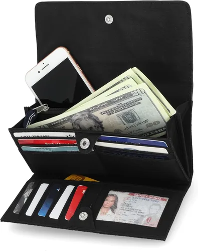 Vista 2 de Nautica Women's Perfect Carry-All Money Manager Oraganizer with RFID Blocking Wallet