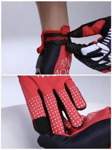 Vista 4 de Guantes de motocicleta para pantalla táctil, guantes ligeros para deportes de motor, guantes para motocicleta, ciclismo, tácticos, airsoft
