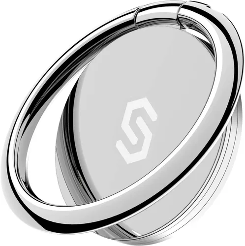 Vista 12 de Syncwire Soporte adhesivo para anillo de teléfono, rotación de 360°, soporte de anillo de dedo para teléfono celular, agarre de metal pulido