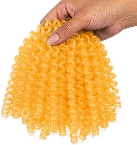 Vista 13 de Hygloss Cabello Rizado de Muñeca de 16 oz para Manualidades Surtido - Cabello Sintético Premium para Hacer Muñecas, Marionetas y Proyectos de Artes