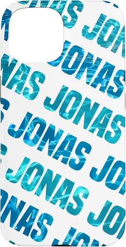 Vista 6 de Funda personalizada para iPhone 16 Jonas para teléfono, color azul y verde azulado