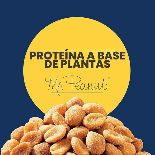 Vista 4 de PLANTERS Cacahuetes tostados con miel, bocadillos de proteínas a base