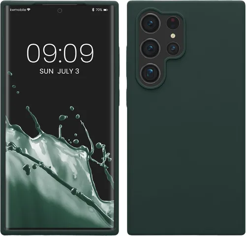 Vista 340 de kwmobile Funda compatible con Samsung Galaxy S9 - Funda de silicona TPU con acabado suave - Blue Reef