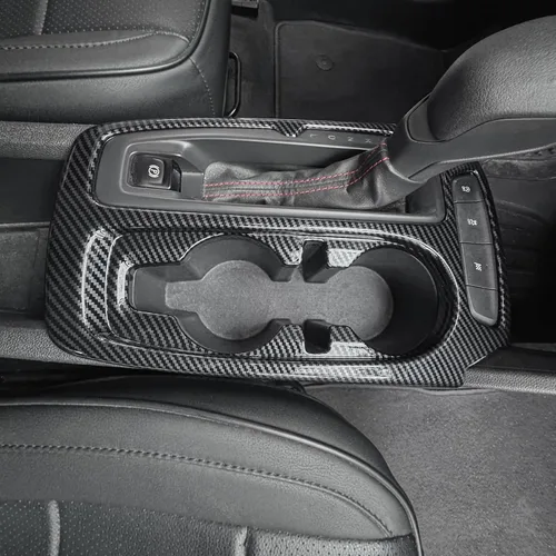 Vista 6 de YOUTOOCAR Cubierta de Panel de Palanca de Cambios Trim Compatible con Chevy Trailblazer 2020-2025 Accesorios (Patrón de Fibra de Carbono)