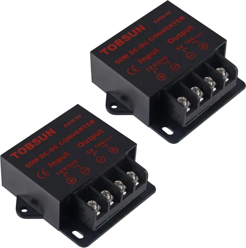 Vista 10 de Paquete de 2 Convertidores Reductores de Voltaje de CC 24V a CC 12V 10A 120W Regulador de Voltaje Reductor Convertidor de Potencia Mini Módulo