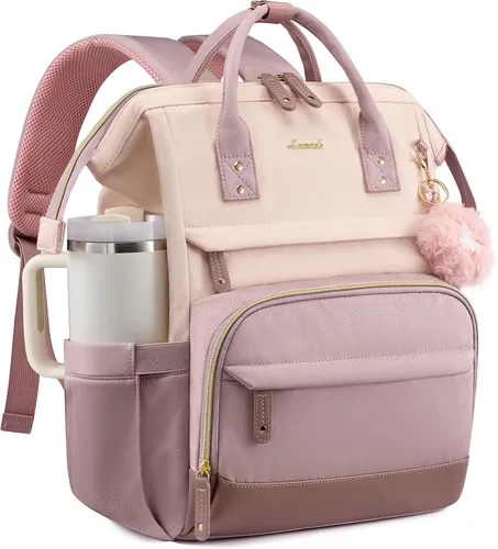 Vista 57 de LOVEVOOK Mochila para laptop para mujer, 15,6 pulg.