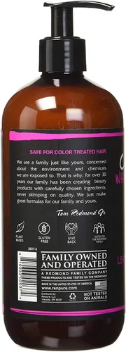 Vista 3 de Acondicionador de crema batida de coco Renpure, sin enguaje, 16 oz, Paquete de 1