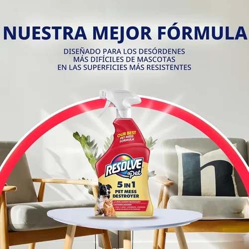 Vista 8 de Resolve® Spray limpiador de alfombras 5 en 1 para manchas y olores, 22