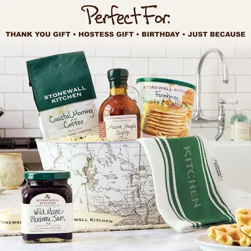 Vista 8 de Stonewall Kitchen Down East Breakfast Gift (regalo de 4 piezas)