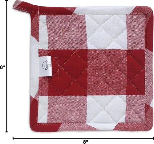 Vista 7 de Encasa XO Soportes para ollas, almohadillas acolchadas para cocina, 8 x 8