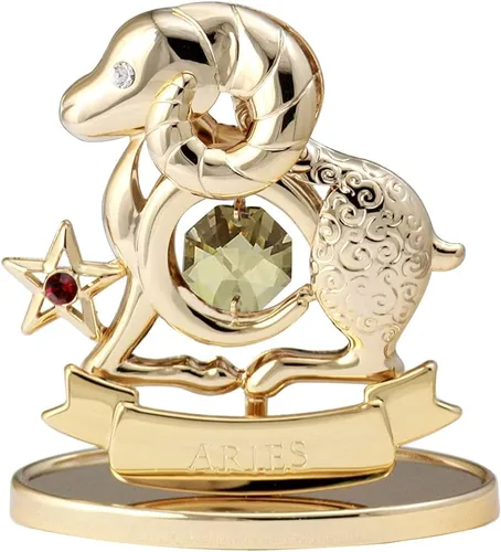 Vista 40 de CRYSTOCRAFT Regalo de sagitario, adorno de constelación con cristal austriaco, adorno de cristal de signo del zodiaco, colección de decoración