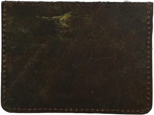 Vista 3 de Myra Bag Rugueux S-3177 - Tarjetero de algodón y piel
