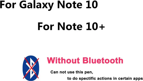 Vista 3 de Note 10 - Lápiz táctil de repuesto para Galaxy Note 10 Note10 Plus Note 10+ 5G Stylus Touch S Pen sin Bluetooth (azul)