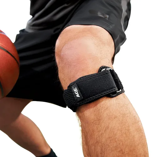 Vista 15 de ACE Correa de rodilla de marca, ajustable, negro, 1/paquete