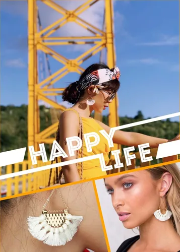 Vista 6 de Youniker - Pendientes de borla bohemia, estilo retro, con borla, estilo bohemio, para mujer