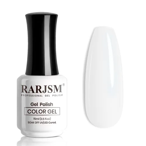 Vista 48 de RARJSM Esmalte de uñas en gel color albaricoque, dorado con brillantina, neutro, transparente, color nude, esmalte de gel para remojar para remojar