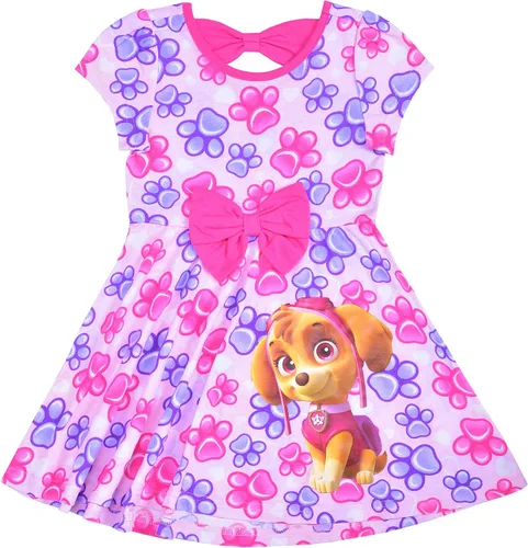 Vista 3 de Nickelodeon - Vestidos de Patrulla Canina para niñas pequeñas, paquete de 2