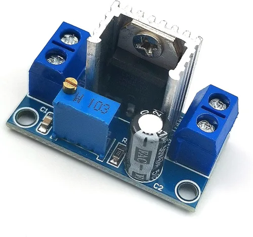 Vista 8 de KIRO&SEEU 2 unids LM317 Regulador de Voltaje Ajustable Fuente de Alimentación DC-DC Reductor Convertidor DC Placa de Circuito Regulador Lineal