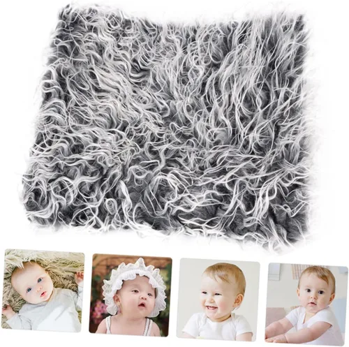 Vista 7 de TOYANDONA Colchoneta fotográfica de colcha, 1 unidad, accesorios para fotografía de bebé, manta para niños, manta para niños, manta para recién