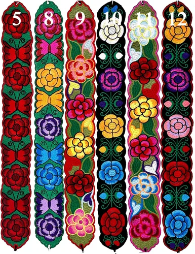 Vista 3 de YZXDORWJ Cinturón mexicano para mujer, diseño bohemio, floral, tradicional, fiesta