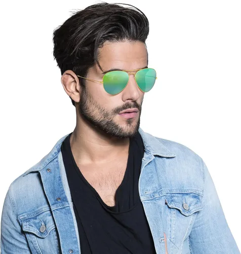 Vista 46 de Ray-Ban RB3025 Classic Aviator Sunglasses