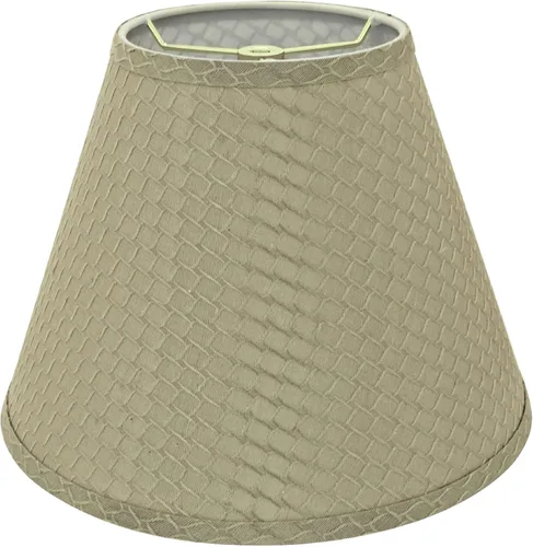Vista 20 de Aspen Creative 32093A Pantalla de Lámpara de Construcción Spider con Forma de Imperio Transicional en Borgoña, 6" Superior x 12" Inferior x 9