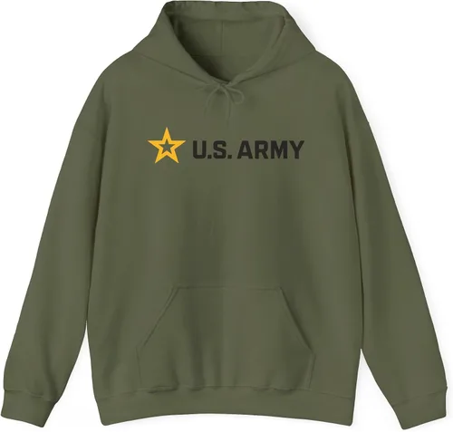 Vista 8 de ARMY Sudadera con capucha con logotipo oficial Negro