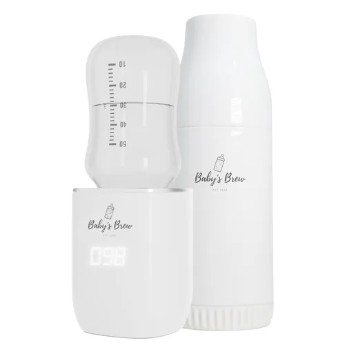 Vista 16 de Baby Brew Calentador de biberón portátil Pro Calentadores de leche para leche materna o fórmula, diseño a prueba de fugas, apto para viajes