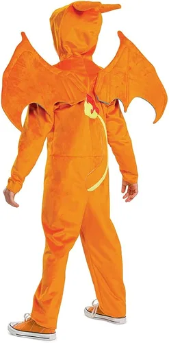 Vista 2 de Disfraz de Pokemon Charizard Deluxe para niños Como se muestra