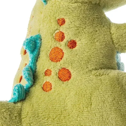 Vista 4 de Mary Meyer Pebblesaurus - Sonajero suave para bebé, 5 pulgadas, dinosaurio verde (paquete de 2)