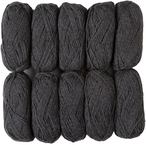 Vista 14 de Knit Picks Wool of the Andes Tan - Paquete de hilo de lana 100% para tejer Almendra