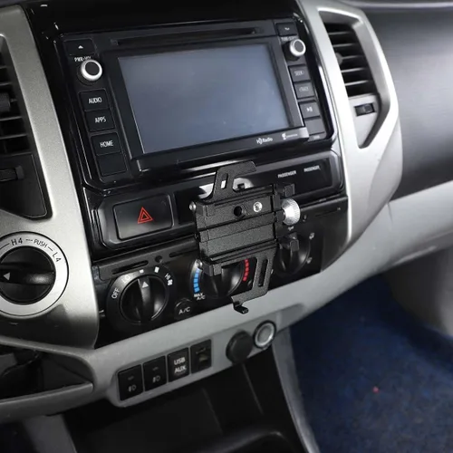 Vista 5 de Soporte de teléfono de automóvil para Toyota Tacoma 2011-2014, carril multifuncional para panel de salpicadero, práctico soporte de navegación