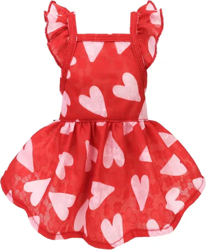Vista 14 de Fitwarm Vestido de huevo de Pascua para perro, ropa de vacaciones para perros pequeños y niñas, traje de Pascua para mascotas, rosa, amarillo