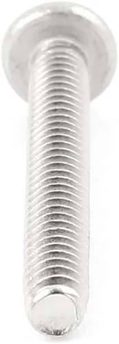 Vista 3 de uxcell 50 tornillos de máquina de pernos de cabeza Phillips de acero inoxidable UNC 6 # -32