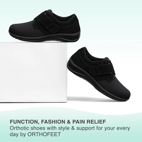 Vista 6 de Orthofeet Zapatos elásticos probados para juanetes y alivio del dolor de pies. Artritis ortopédica diabética para mujer Wichita