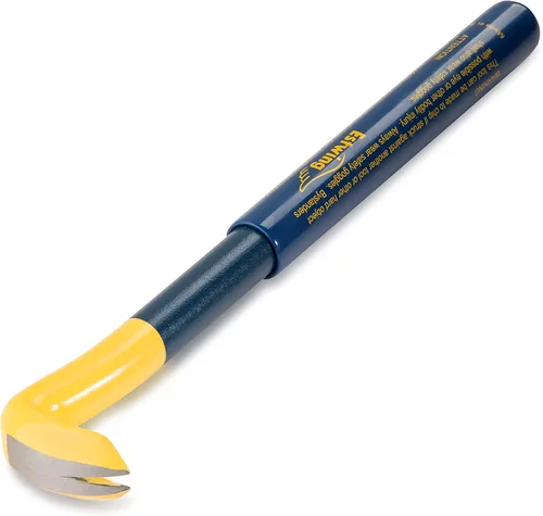 Vista 2 de ESTWING Práctico extractor de uñas de garra, barra de palanca de 10 pulgadas con construcción de acero forjado y agarre de cojín de vinilo - HC-10