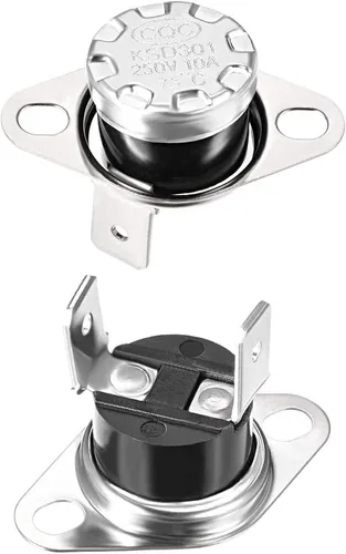 Vista 16 de uxcell KSD301 Termostato 104.0 °F/104°F 10A N.C Ajustar interruptor de temperatura de disco rápido para microondas, horno, cafetera 2 piezas
