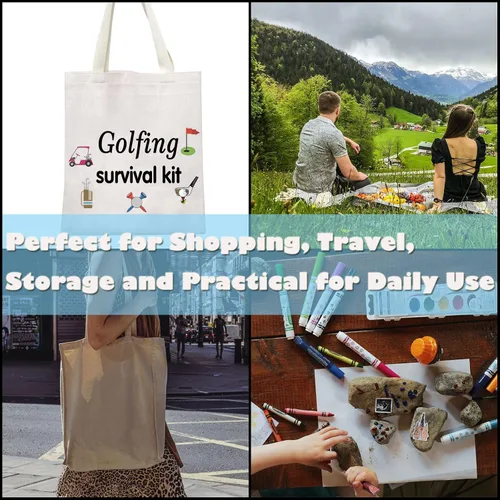 Vista 6 de Kit de supervivencia de golf, bolsa de maquillaje, regalo de golf, accesorios de golf, regalo para mamá, golfista, humor